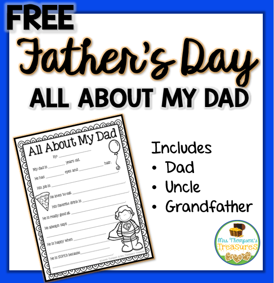 Download Father S Day Questionnaire Mrs Thompson S Treasures