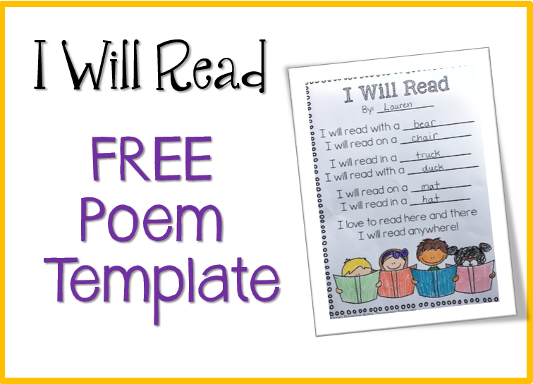 Great Printable of a poem we love!! #learningthroughplay